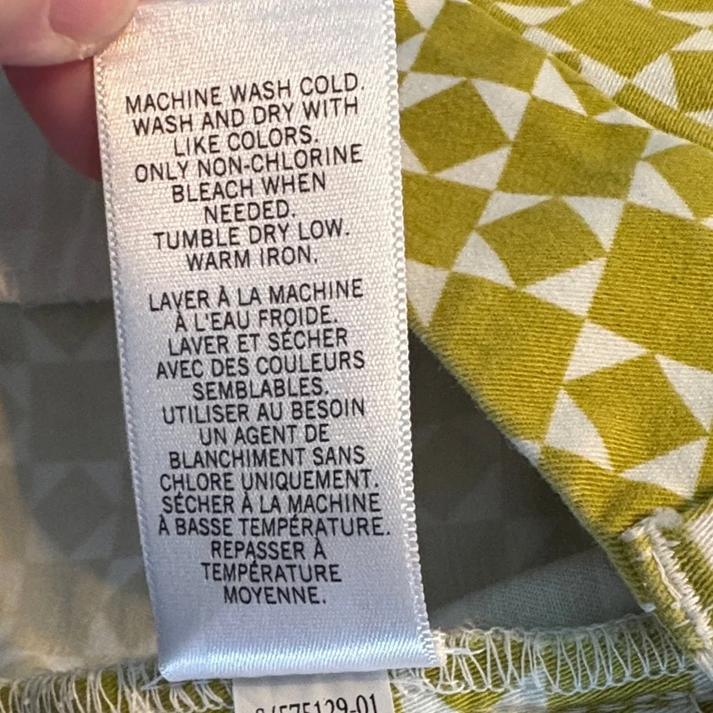 Banana Republic Retro Green Patterned Women's Shorts - Picture 10 of 10